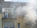 Brand Wohnung mit Menschenrettung Koeln Vingst Ostheimerstr  P006